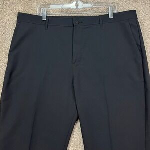 Banana Republic Mens 40x29 Black Slim Fit Performance Dress Pants Office Wear